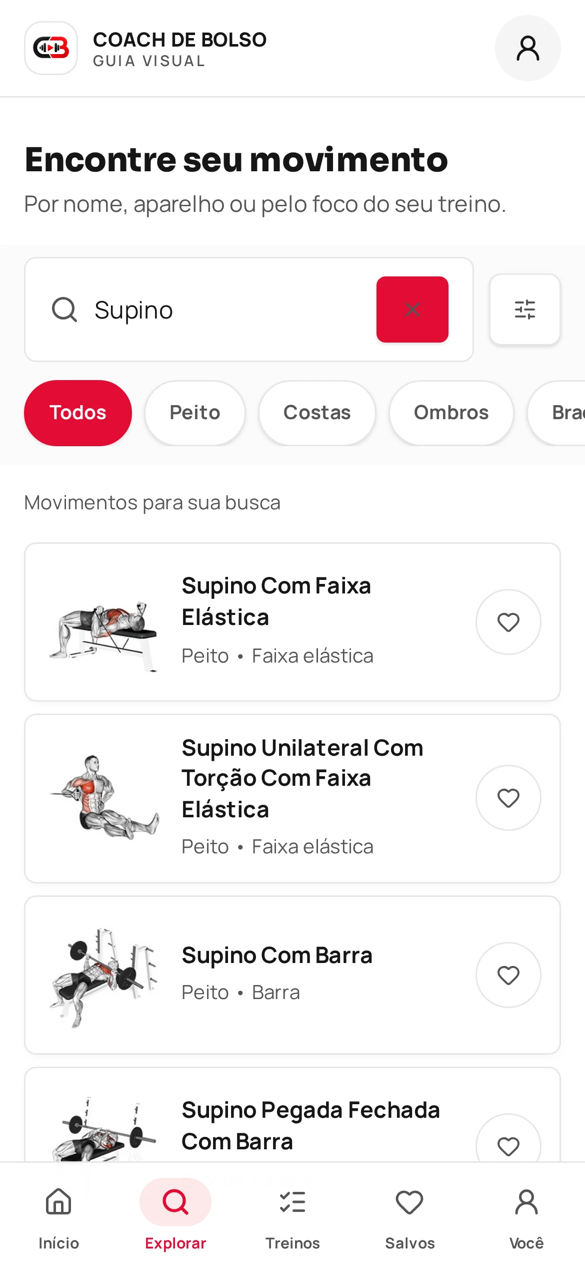 Encontre qualquer exercício